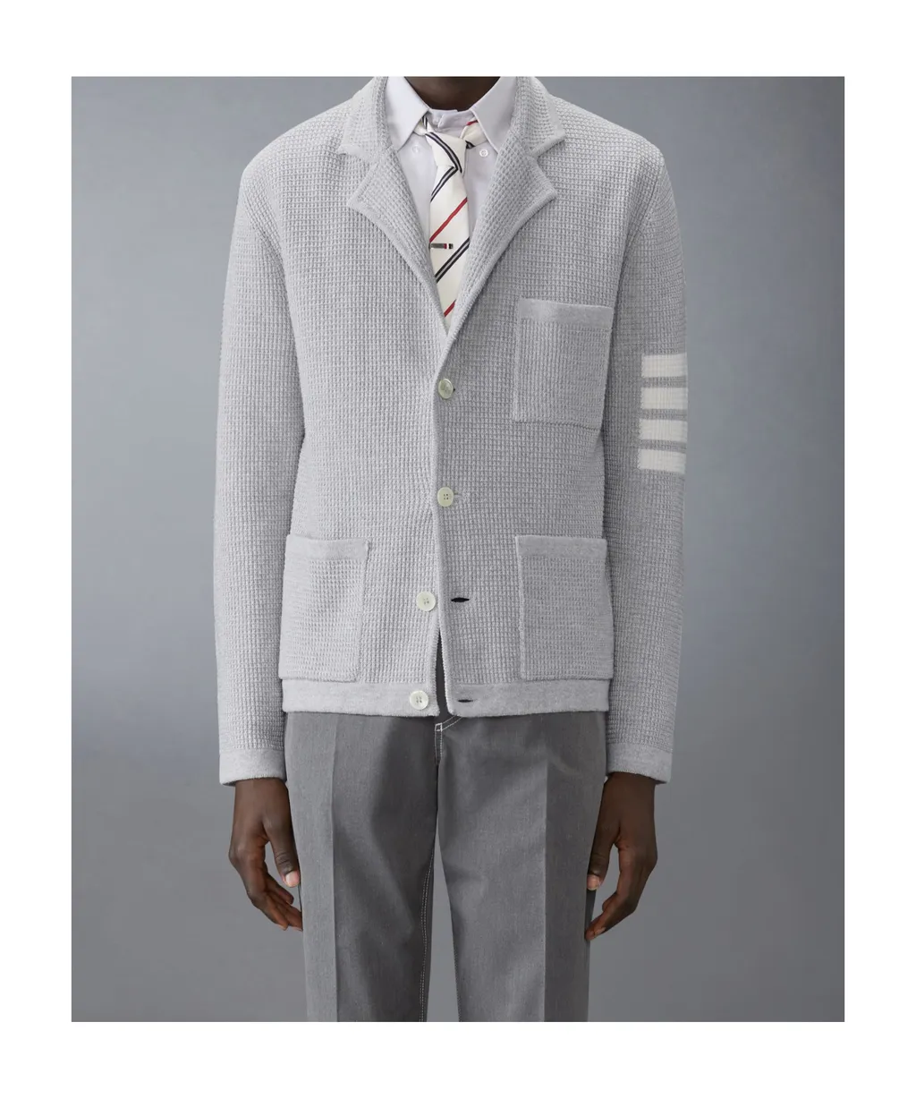 4-Bar V-Neck Cardigan