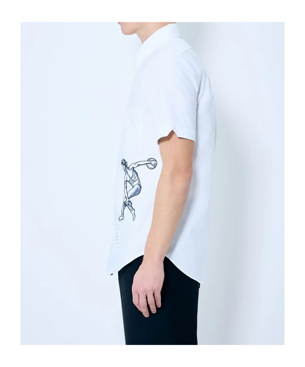 Embroidered Buttoned Shirt