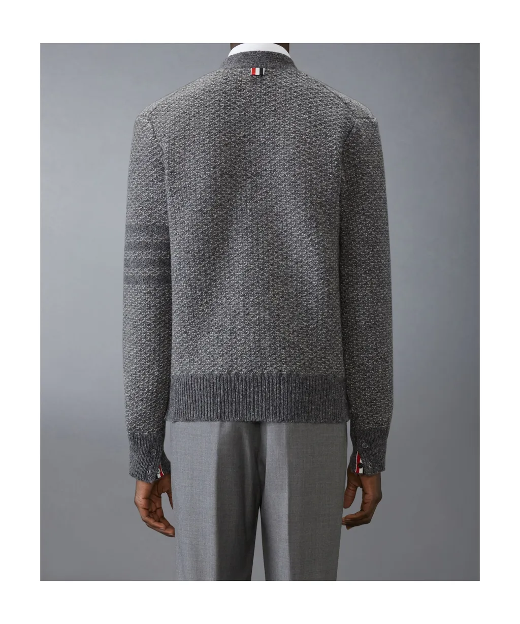 V-Neck Chunky-Knit Cardigan