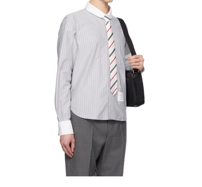 Oxford 4-Bar Shadow Pinstripe Shirt