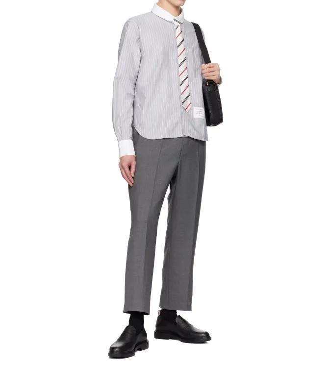 Oxford 4-Bar Shadow Pinstripe Shirt