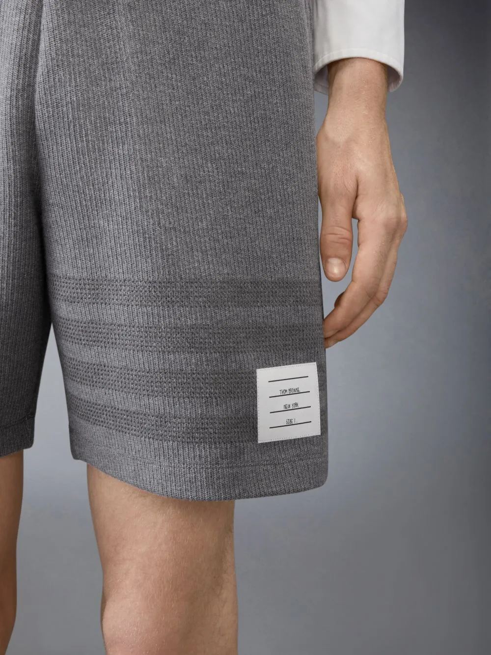 4-Bar Stripe Cotton Shorts