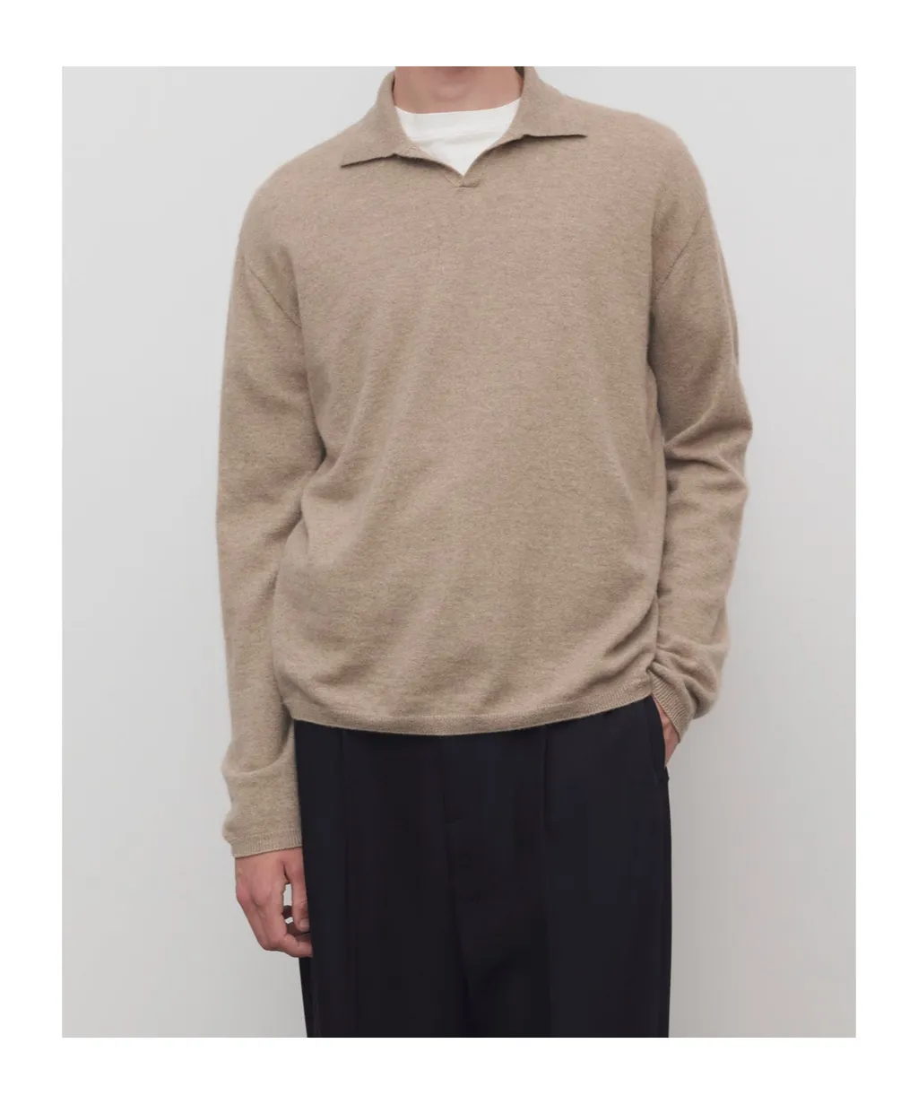 Cashmere Knit Polo