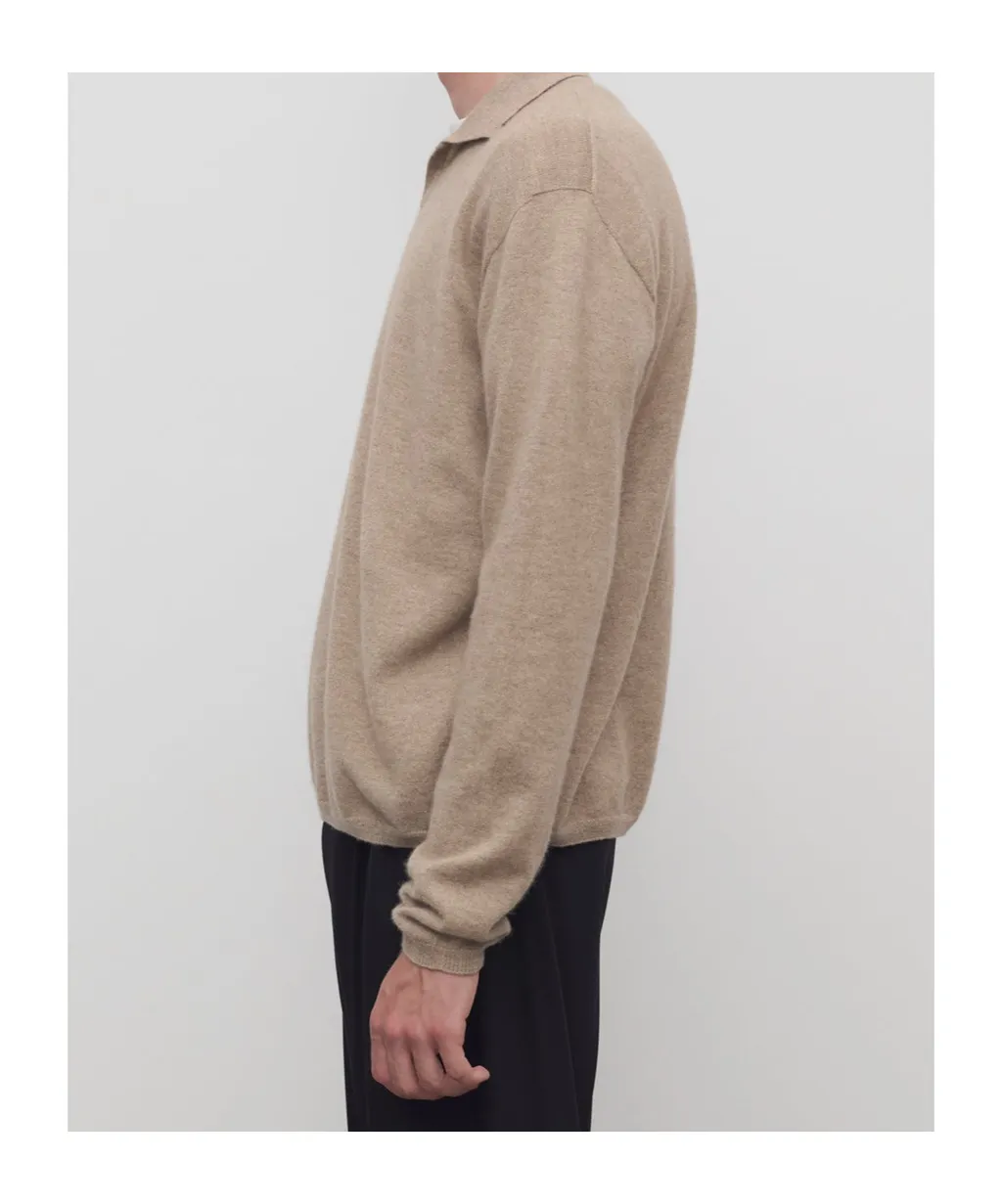 Cashmere Knit Polo