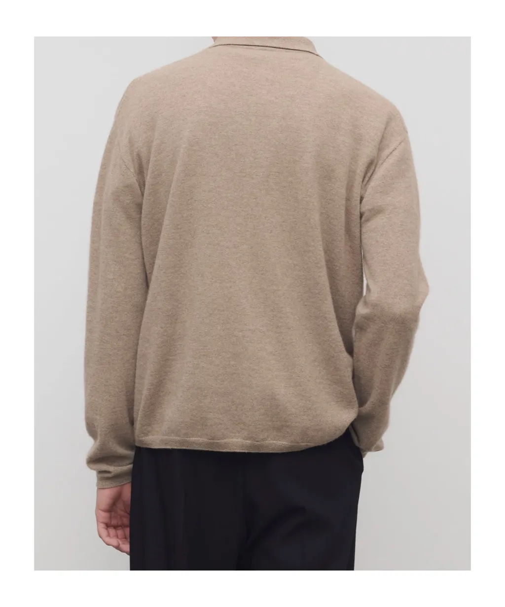 Cashmere Knit Polo