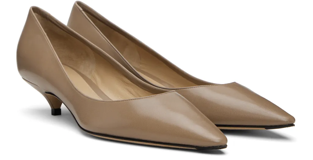 Pointed Mid-Heel Shoes