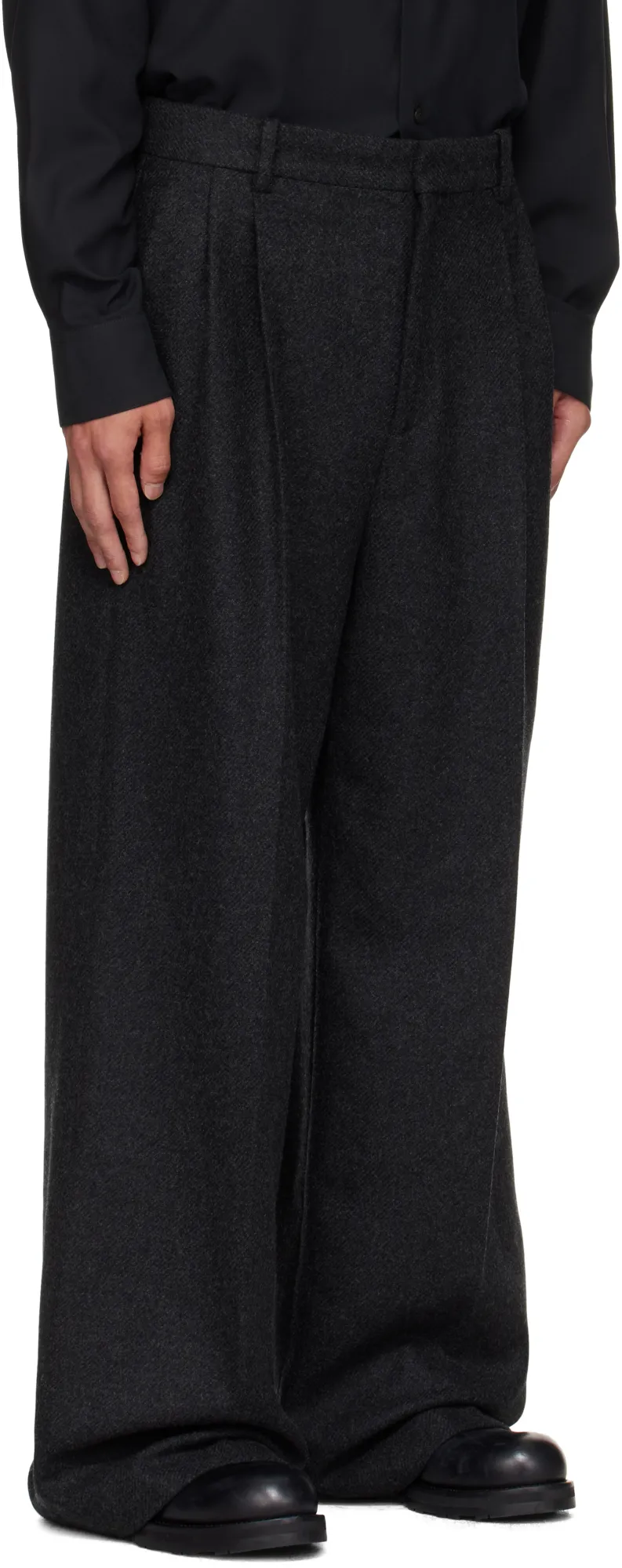 Wide-Leg Casual Pants