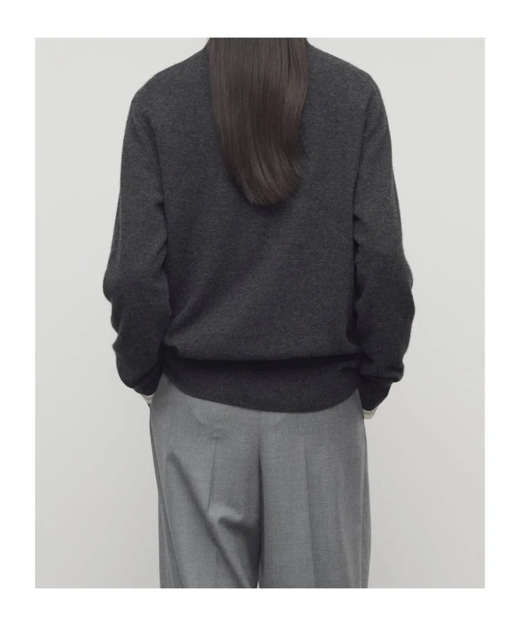 Button-Front Polo Cardigan