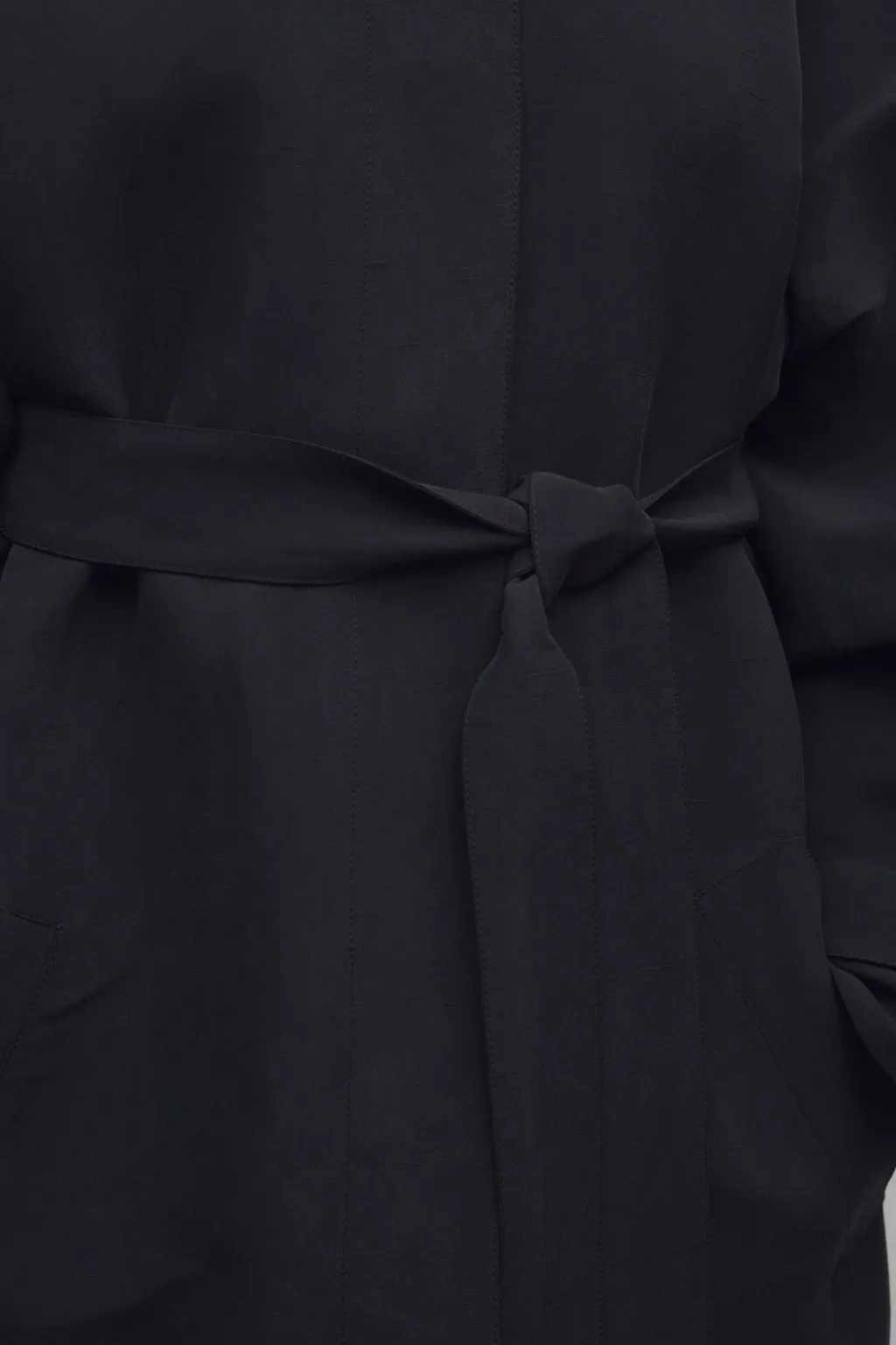 Ryo Tie-Waisted Coat