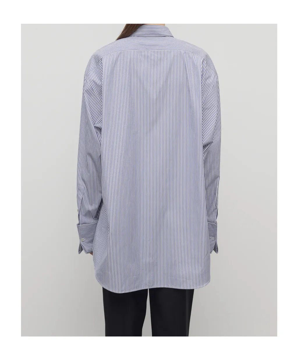 Ment Striped Long-Sleeved Shirt