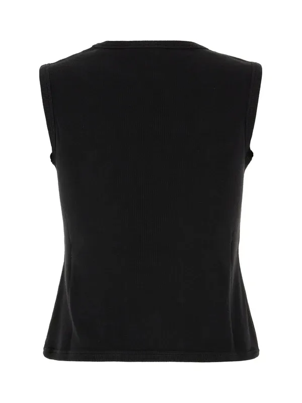 Ribbed Sleeveless Top
