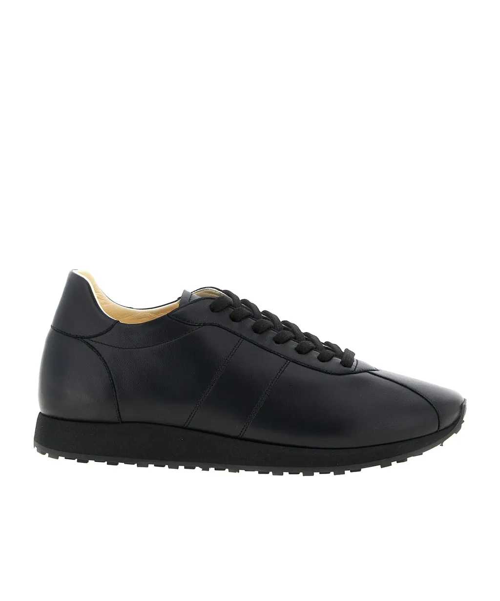 Lace-Up Leather Sneakers