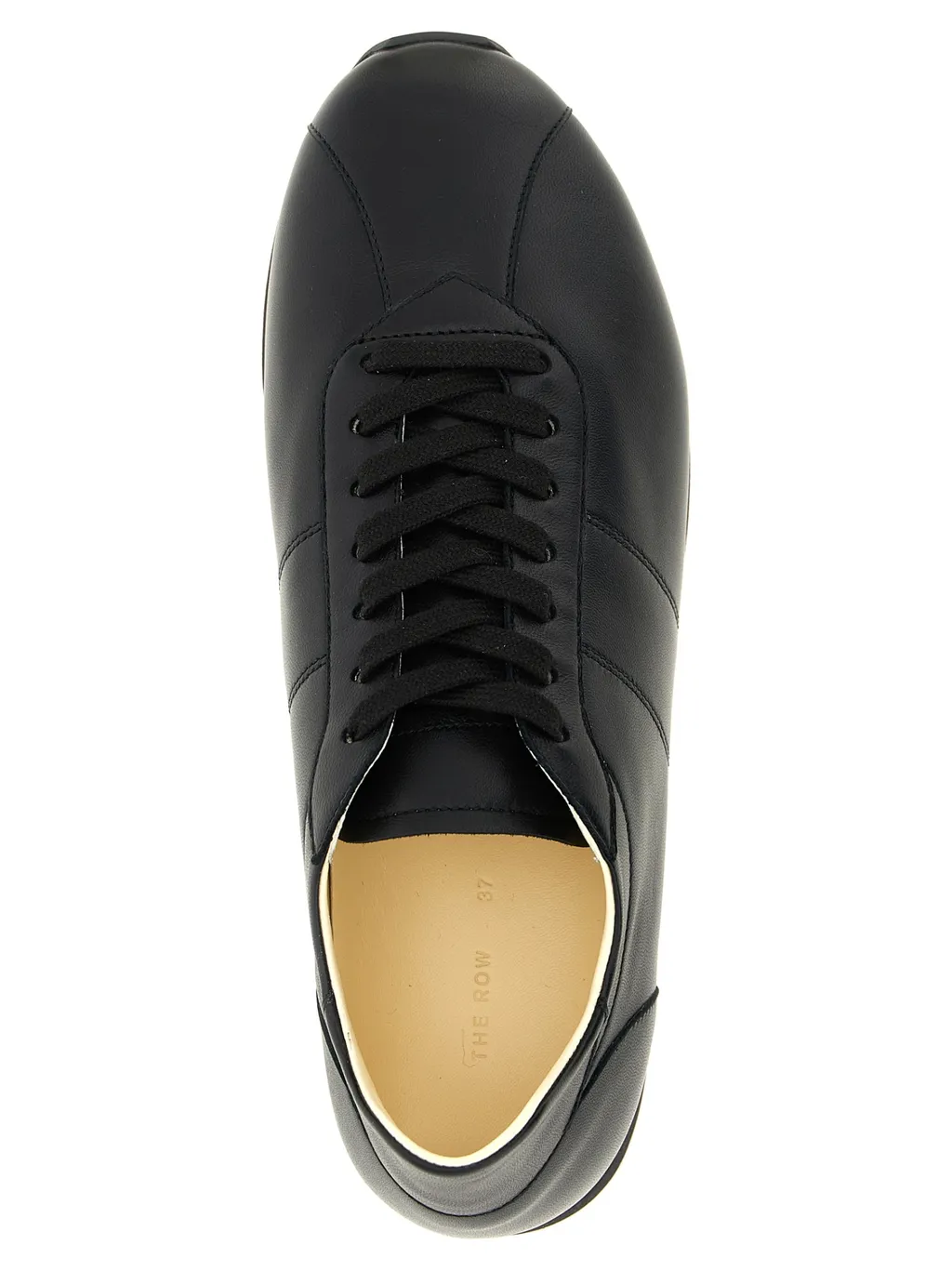 Lace-Up Leather Sneakers