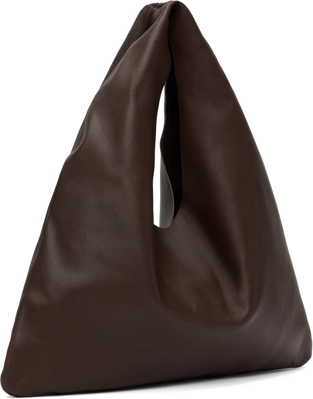 Open Top Draped Small Tote Bag