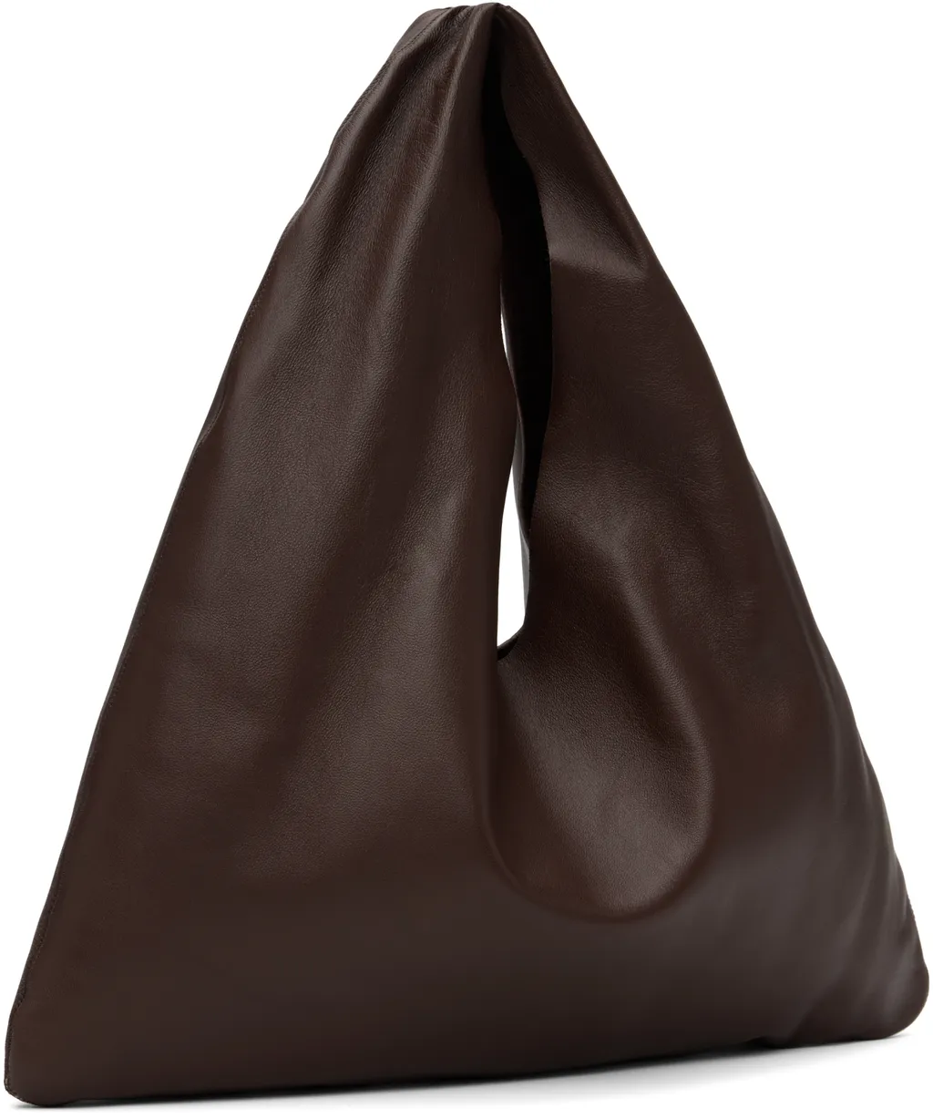 Open Top Draped Small Tote Bag