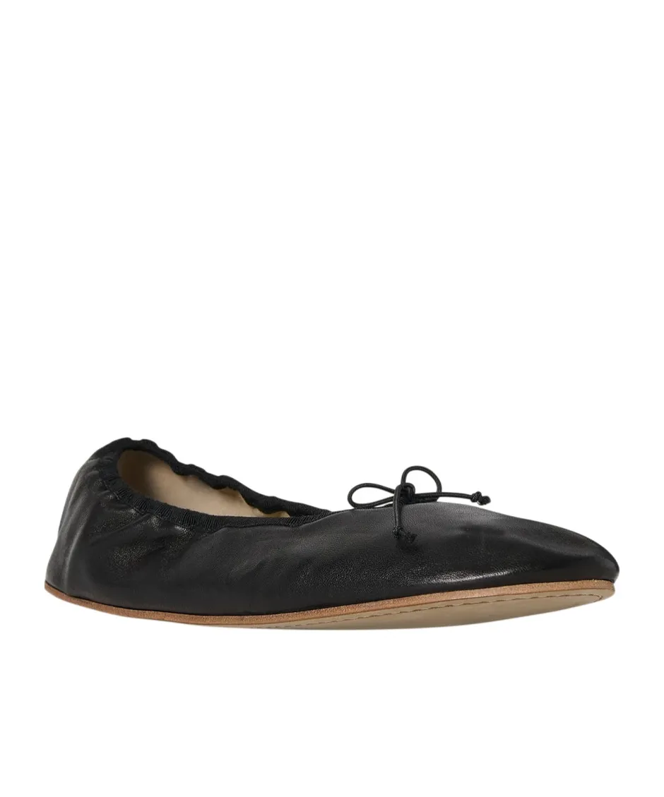 Gathered Ballet Flats