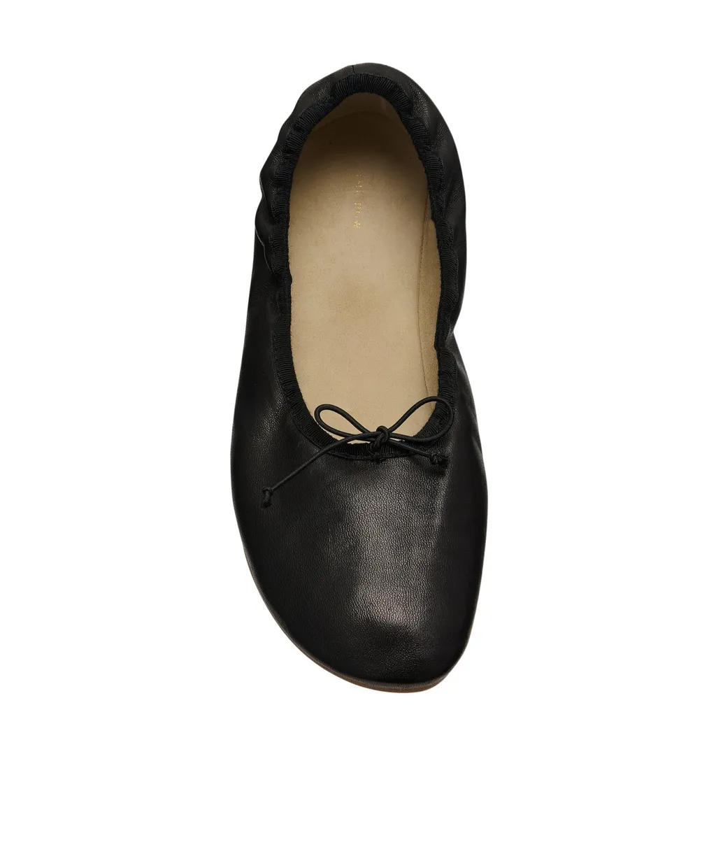 Gathered Ballet Flats