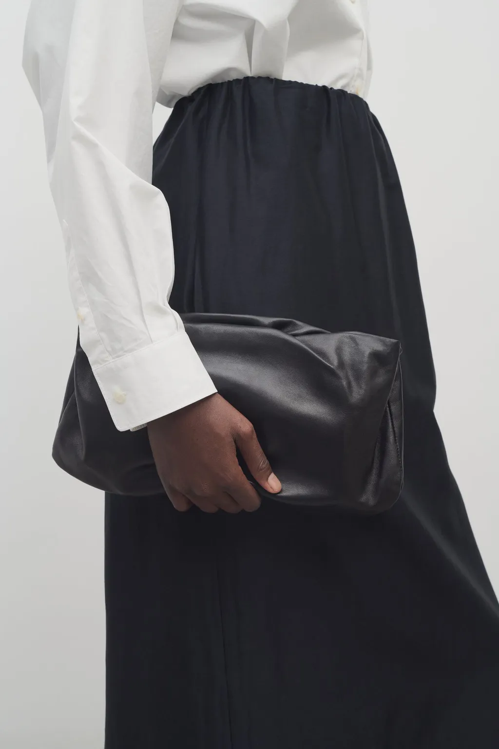 Xl Bourse Pleated Tote