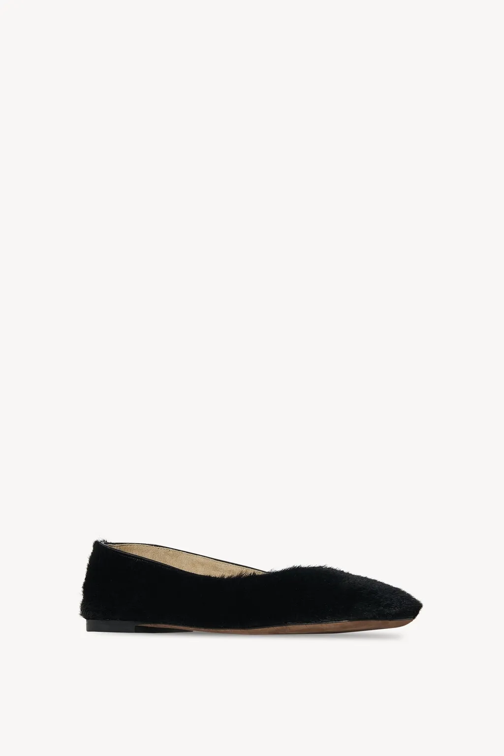 Square Block Heeled Ballet Flats