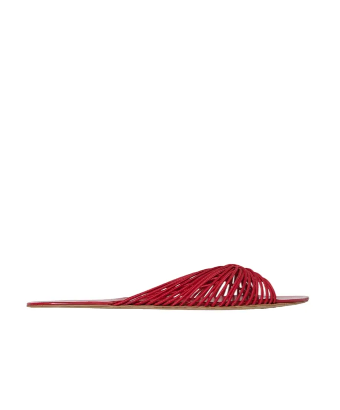 Sara Stretch-Leather Slides