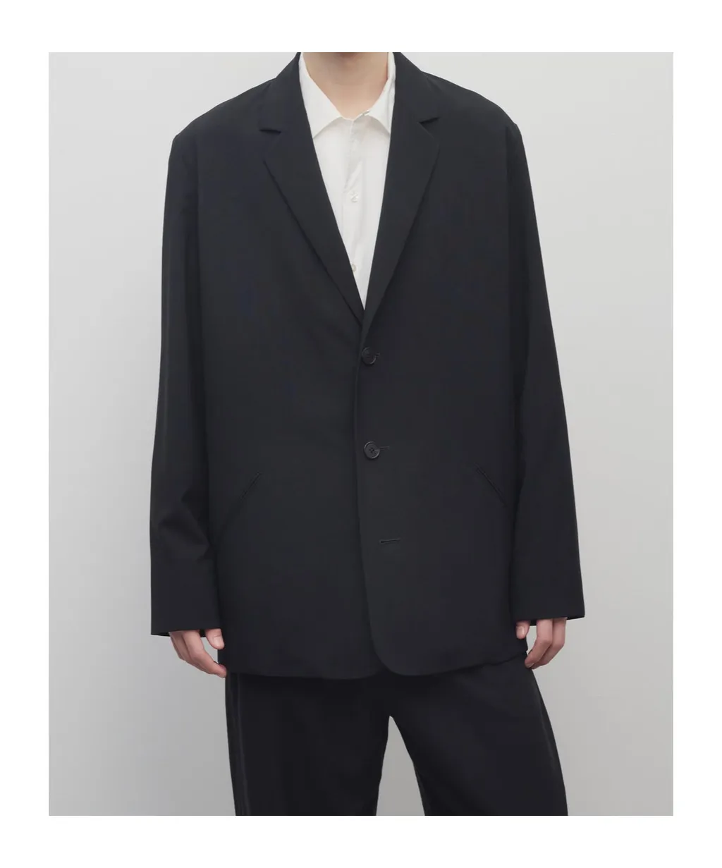 Albert Three-Button Notch-Lapel Jacket