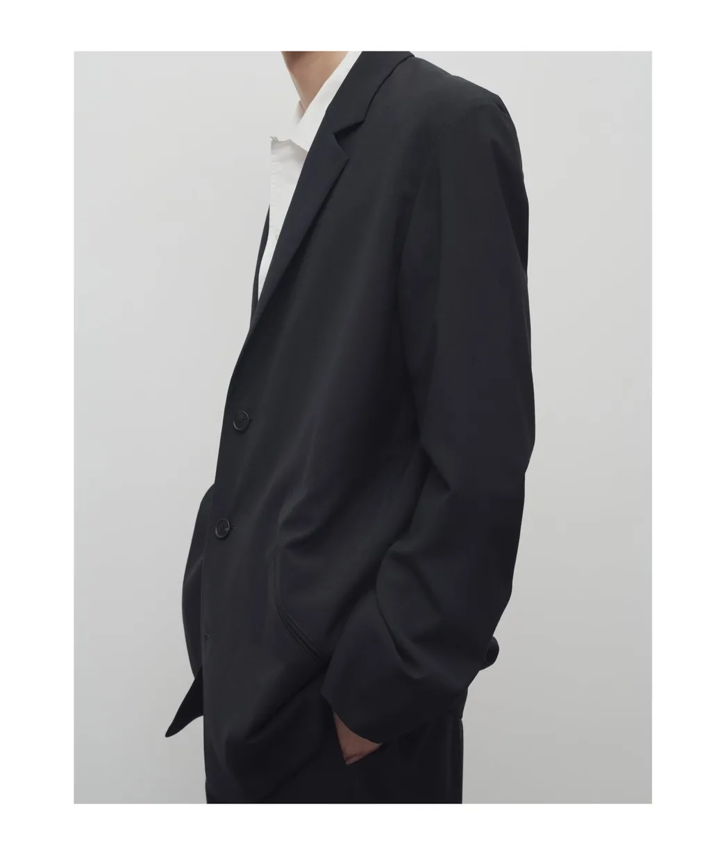 Albert Three-Button Notch-Lapel Jacket