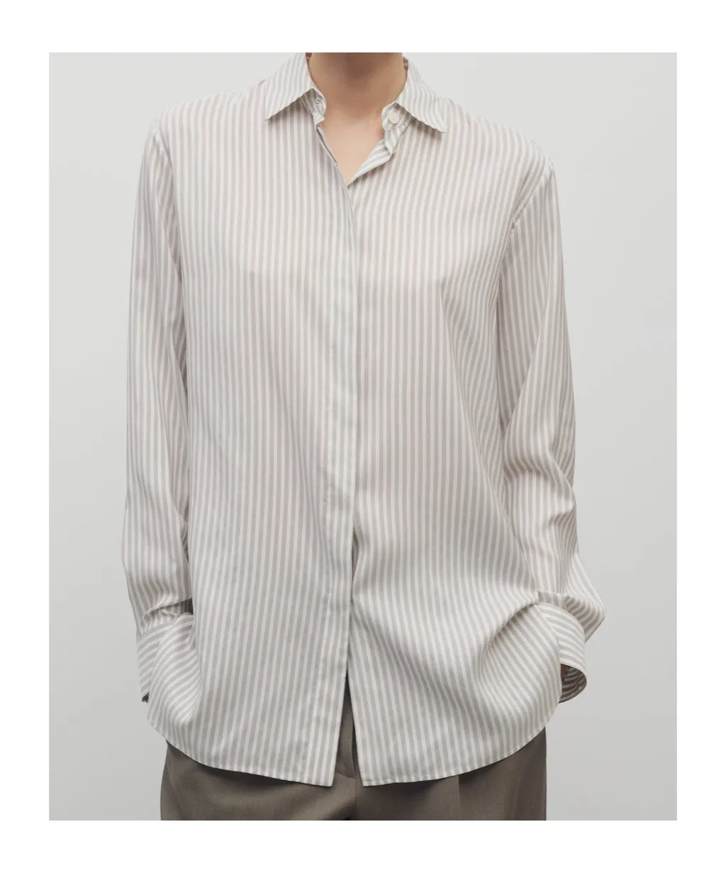 Striped Silk Shirt