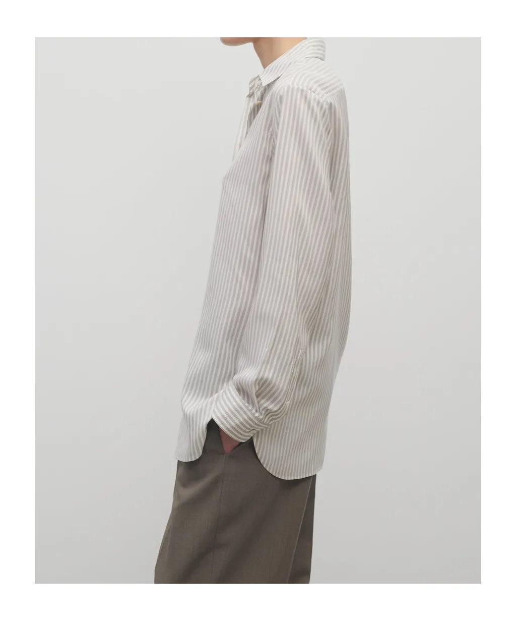 Striped Silk Shirt
