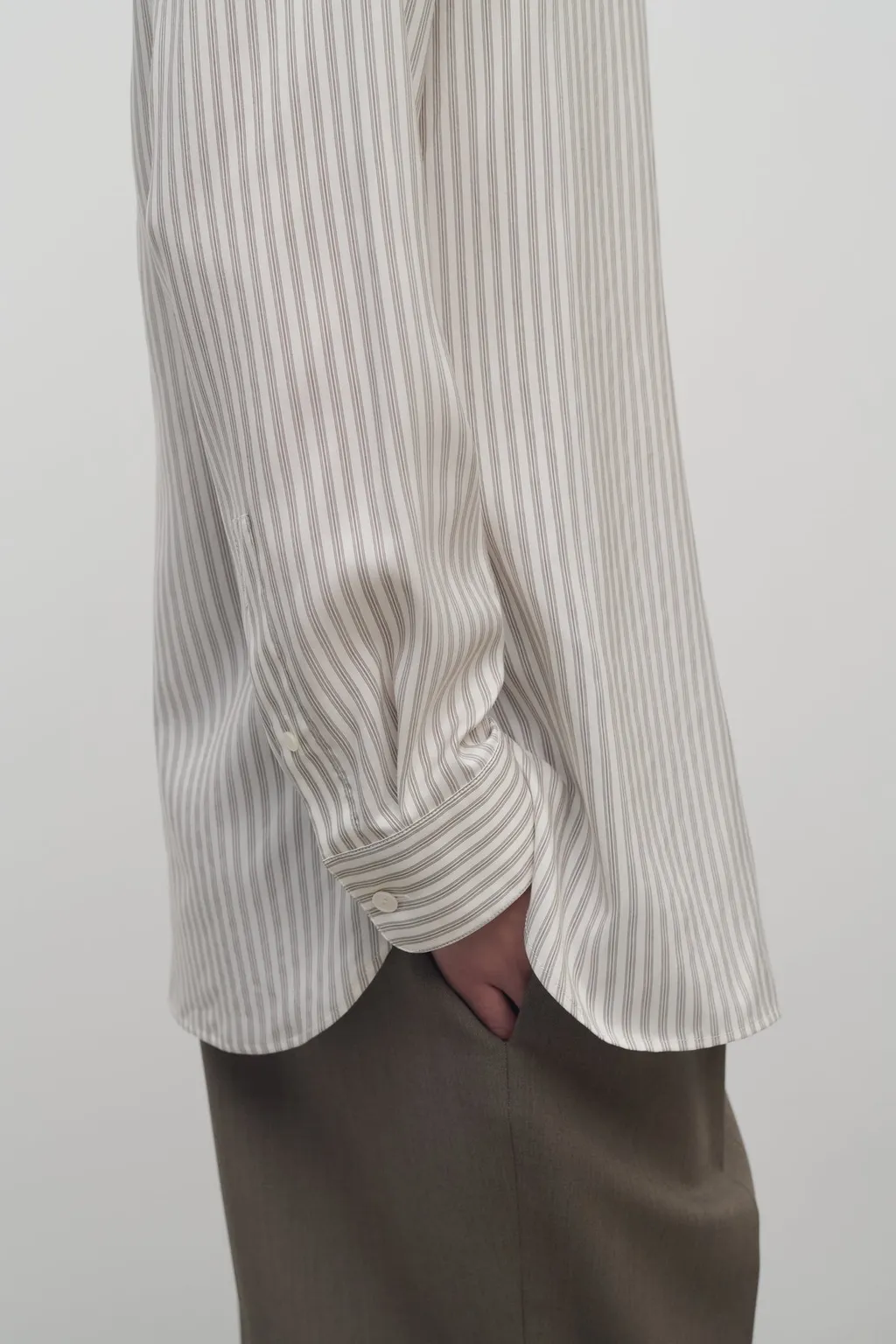 Striped Silk Shirt
