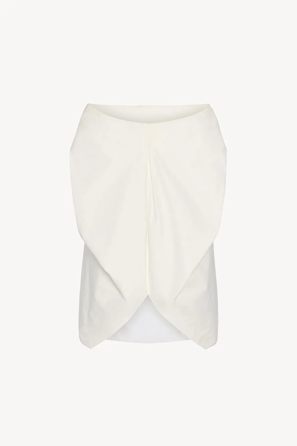 Draped Sleeveless Asymmetric Top