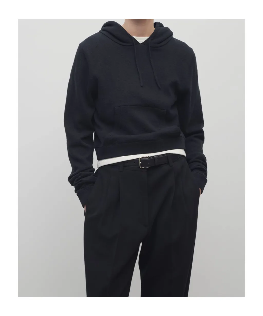 Sharka Cotton Long Koni Hooded Sweatshirt