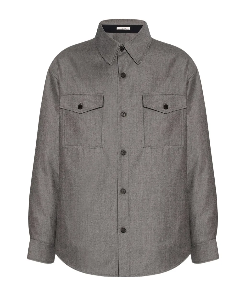 Dashiell Long-Sleeved Wool Shirt