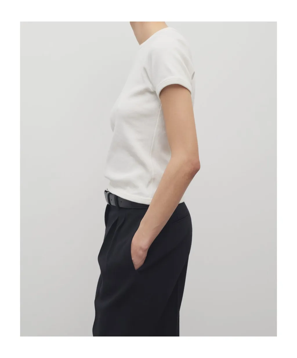 Torya Ribbed Crew-Neck T-Shirt
