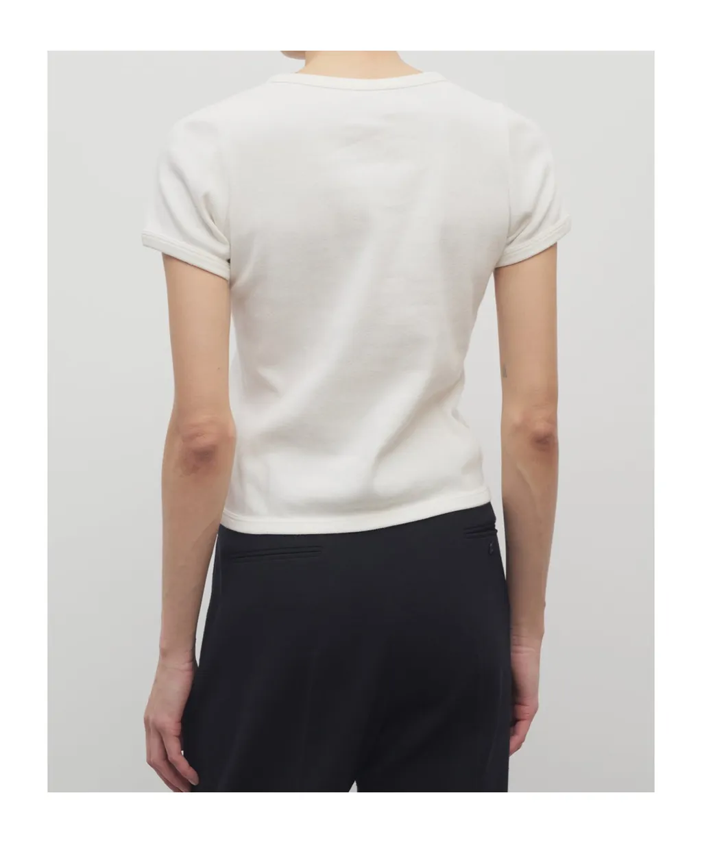 Torya Ribbed Crew-Neck T-Shirt