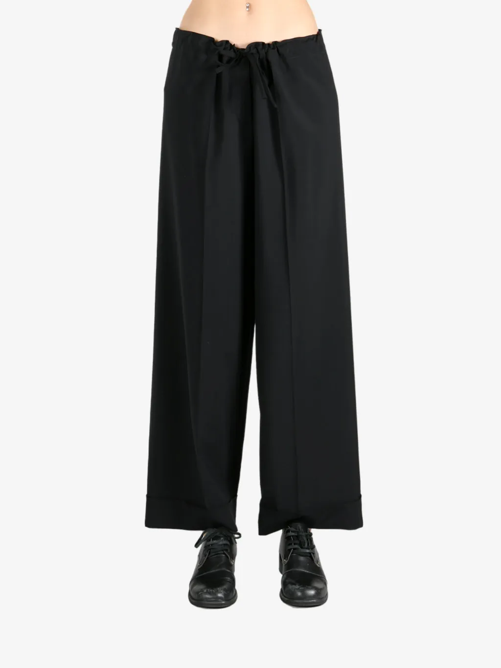 Drawstring Straight Leg Pants