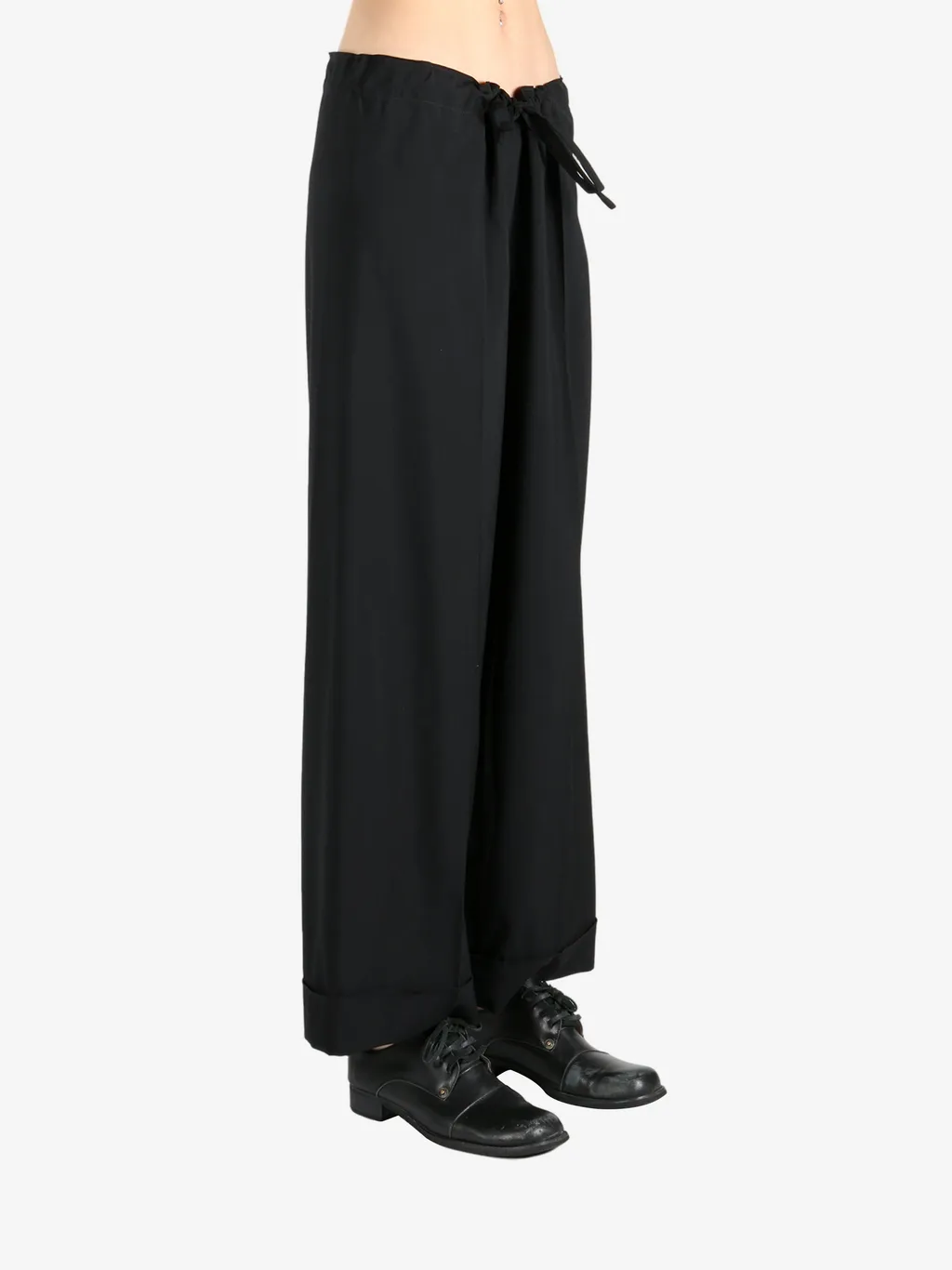 Drawstring Straight Leg Pants