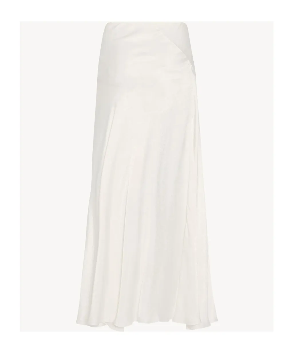 Asymmetrical Silk Skirt