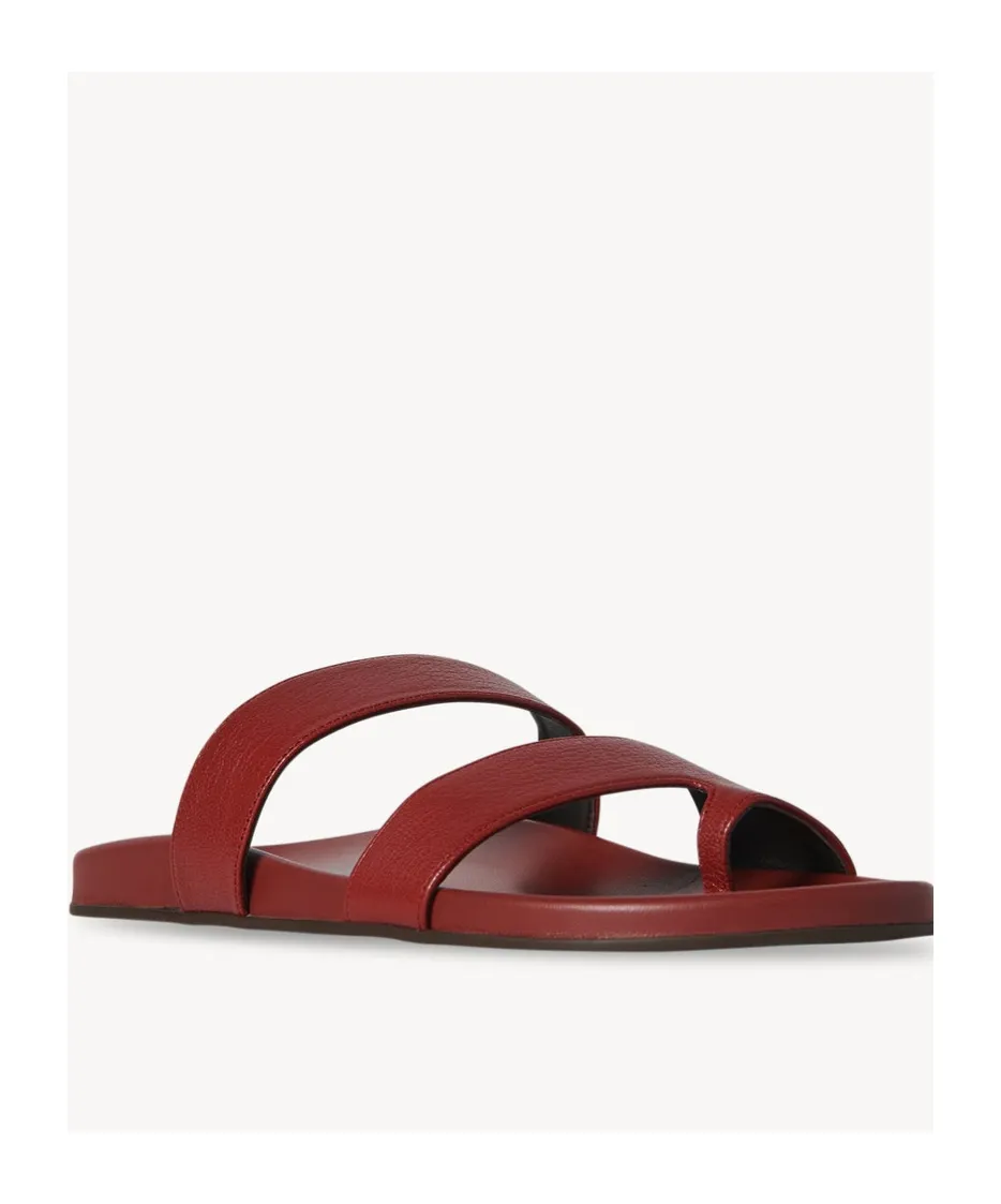 Open-Toed Flat Sandals