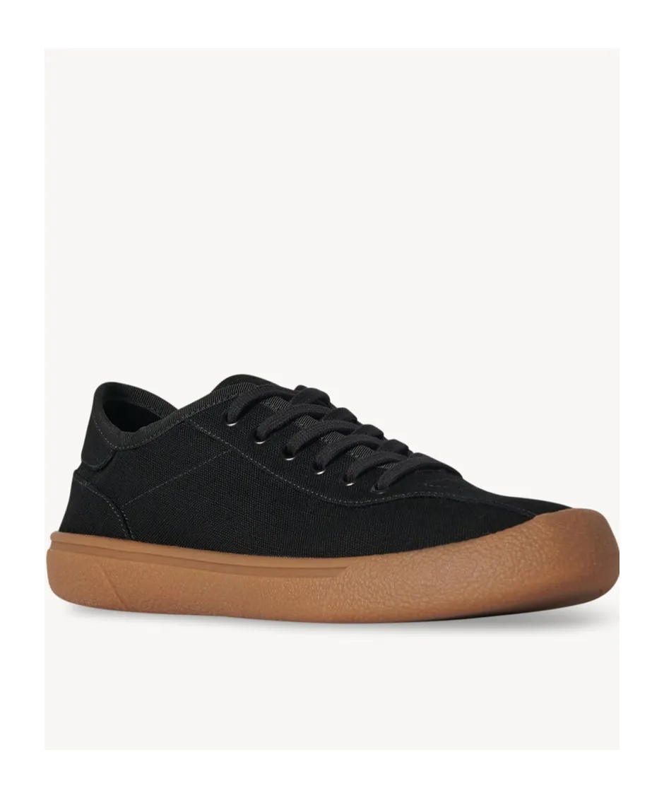 Round-Toe Lace-Up Sneakers