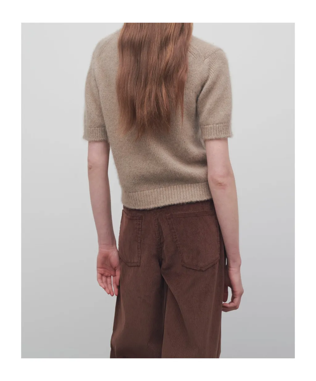 Short-Sleeved Sweater