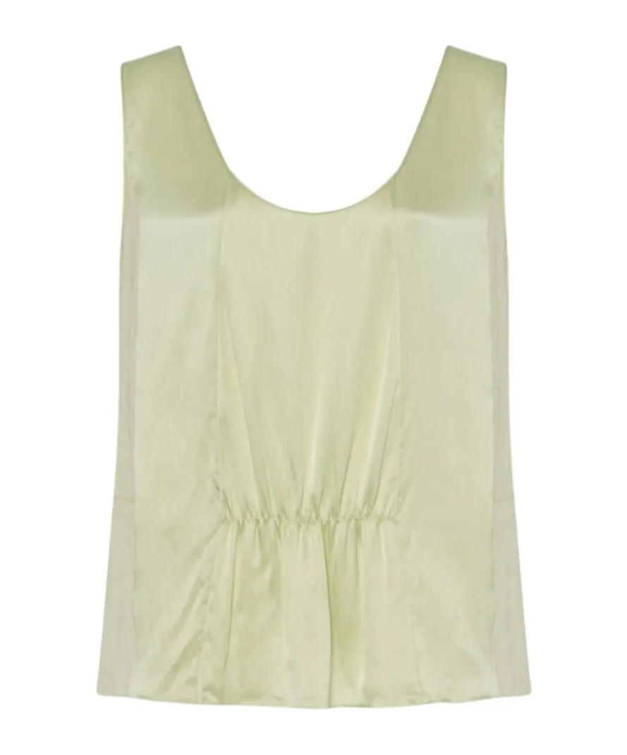 Dinara Gathered-Detail Top