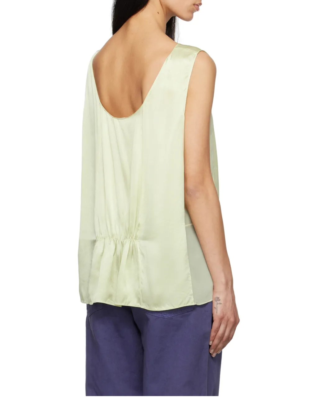 Dinara Gathered-Detail Top
