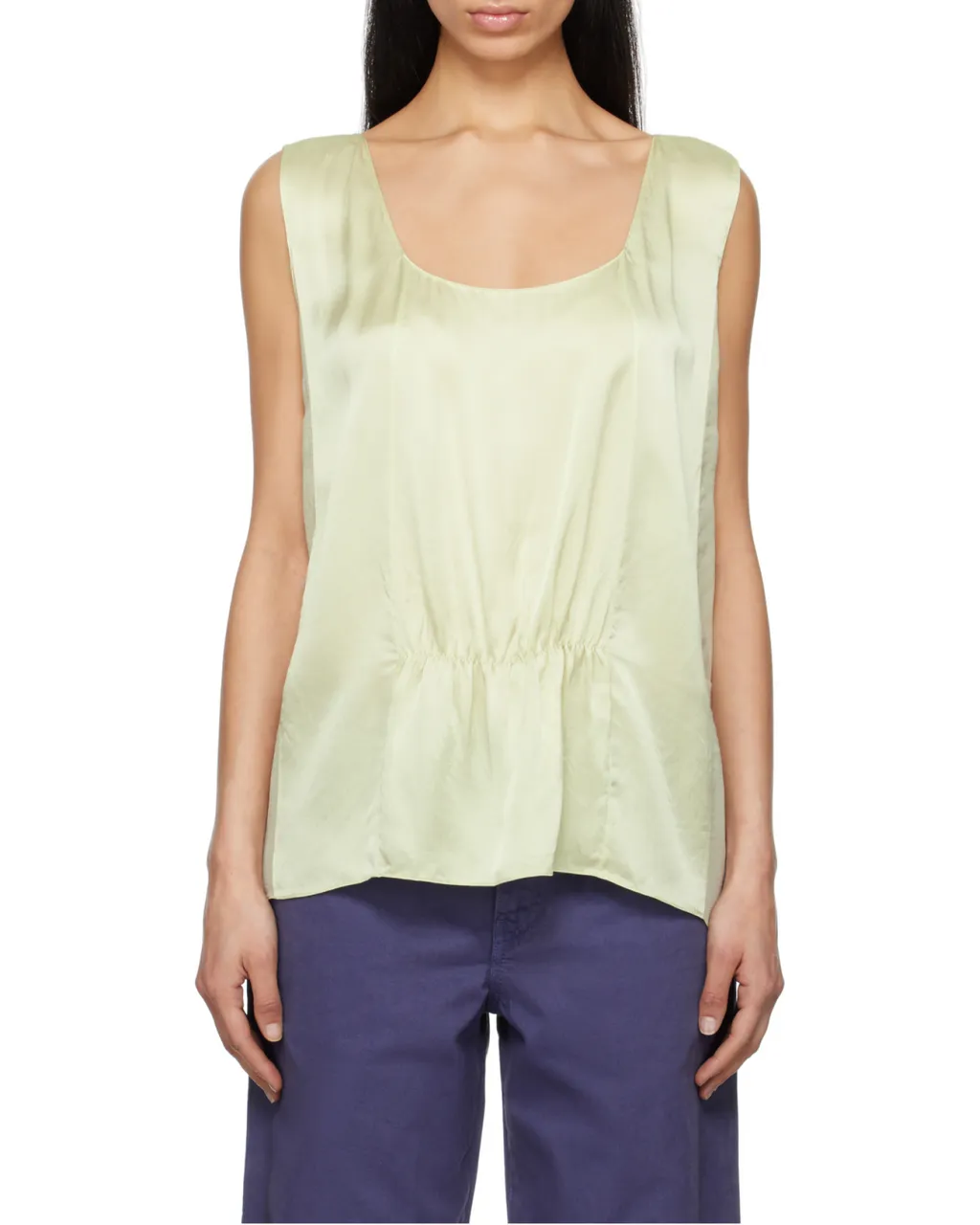 Dinara Gathered-Detail Top