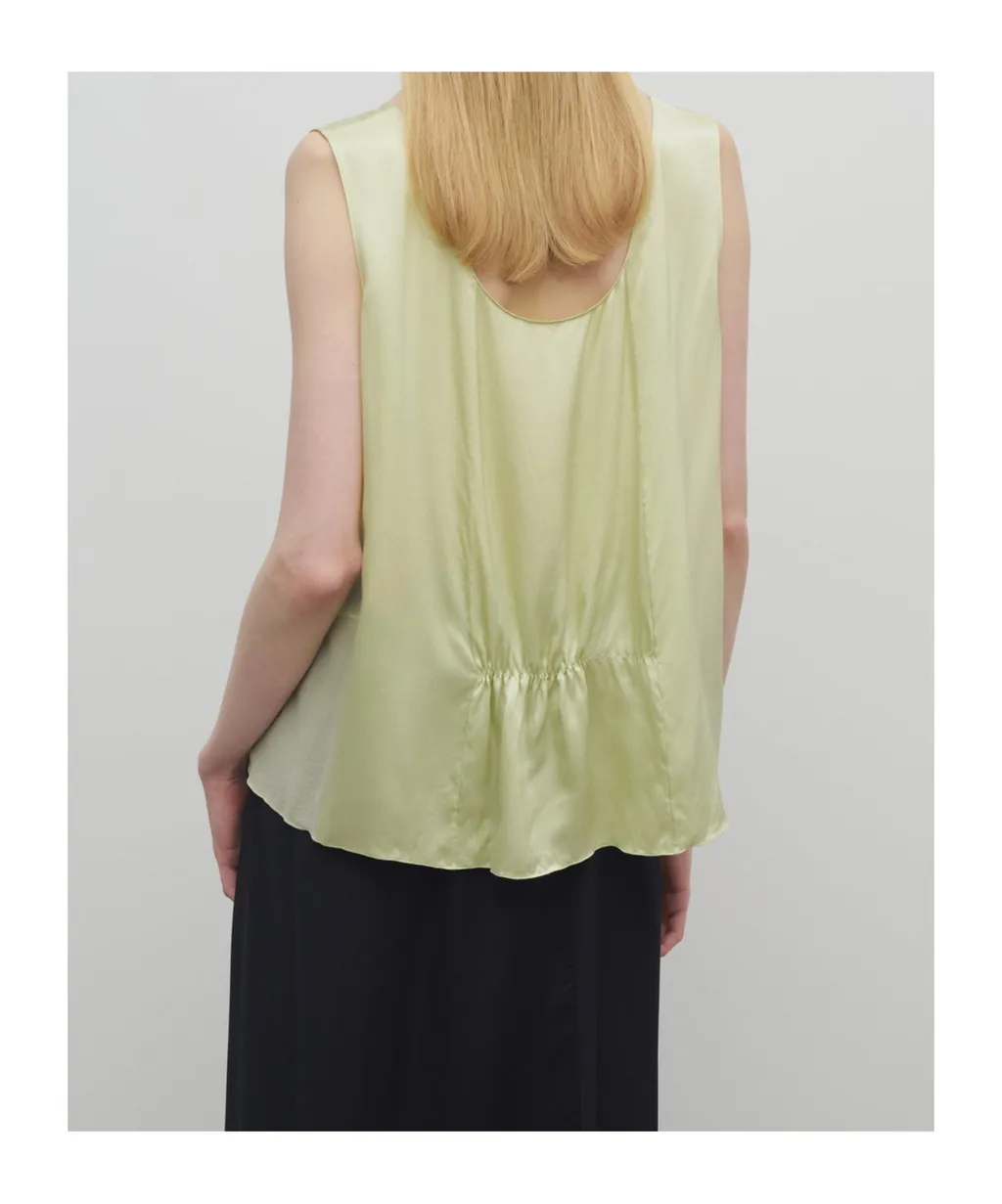Dinara Gathered-Detail Top