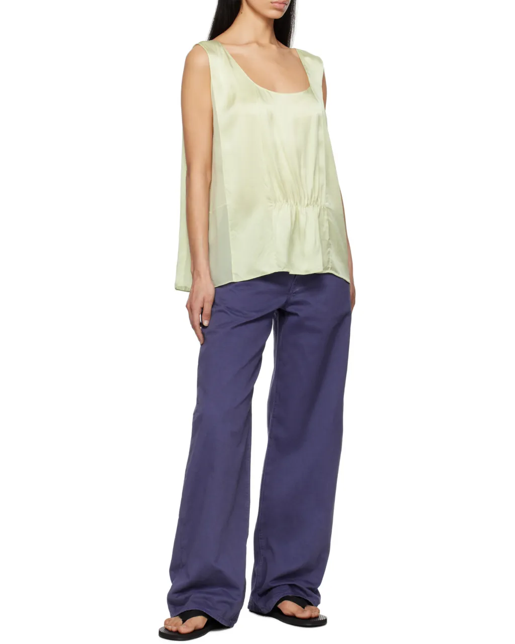 Dinara Gathered-Detail Top