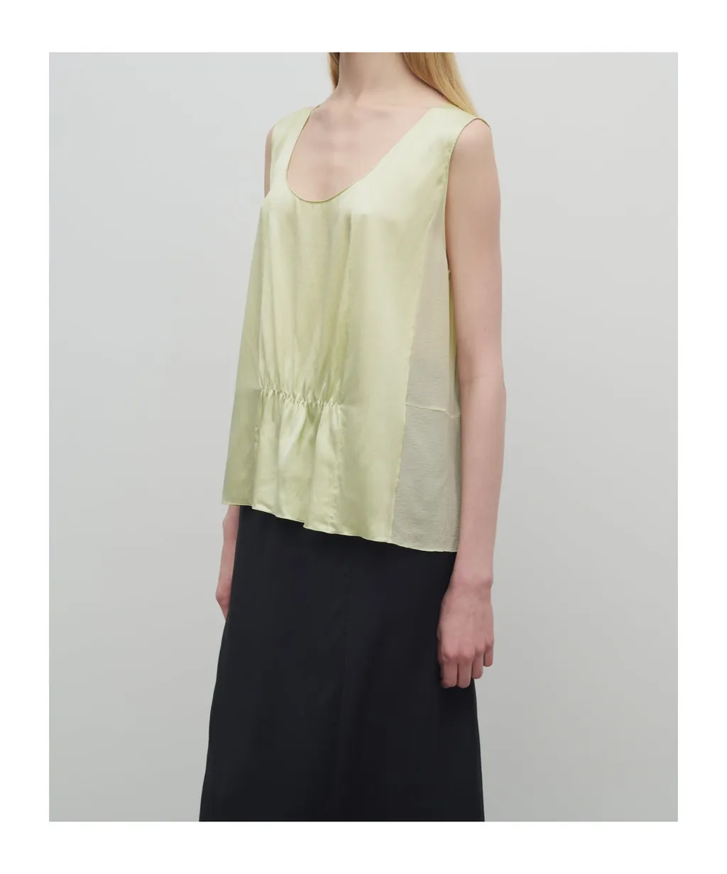 Dinara Gathered-Detail Top
