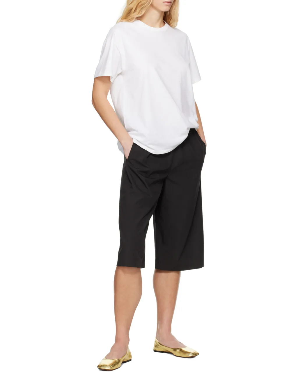 Square-Toed Ballet Flats