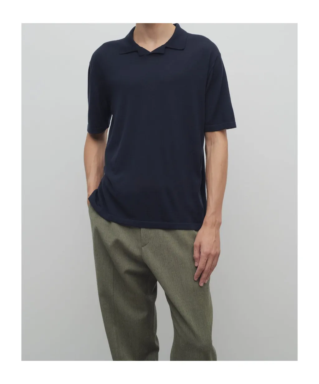 Mauro Short-Sleeved Knitted Polo Shirt