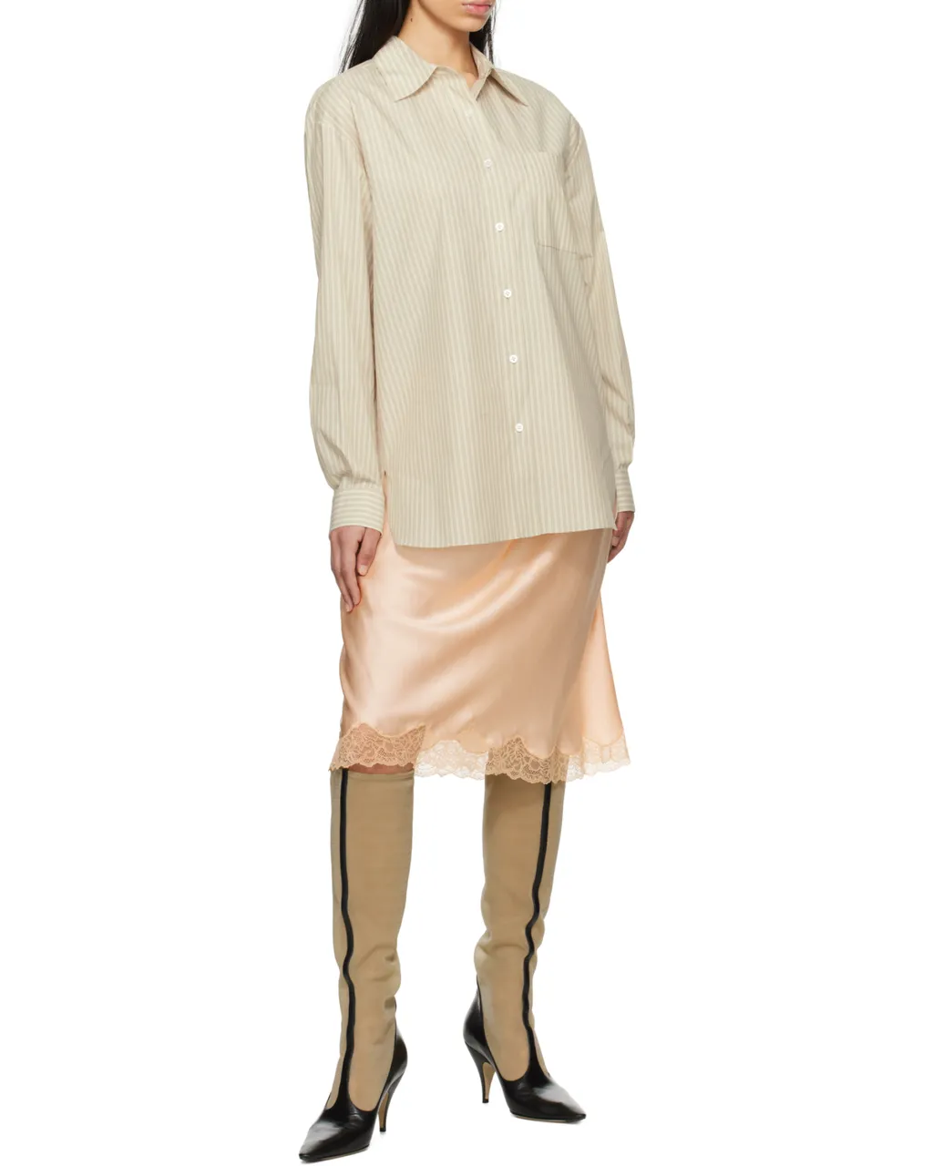 Nesson Striped Button-Up Shirt
