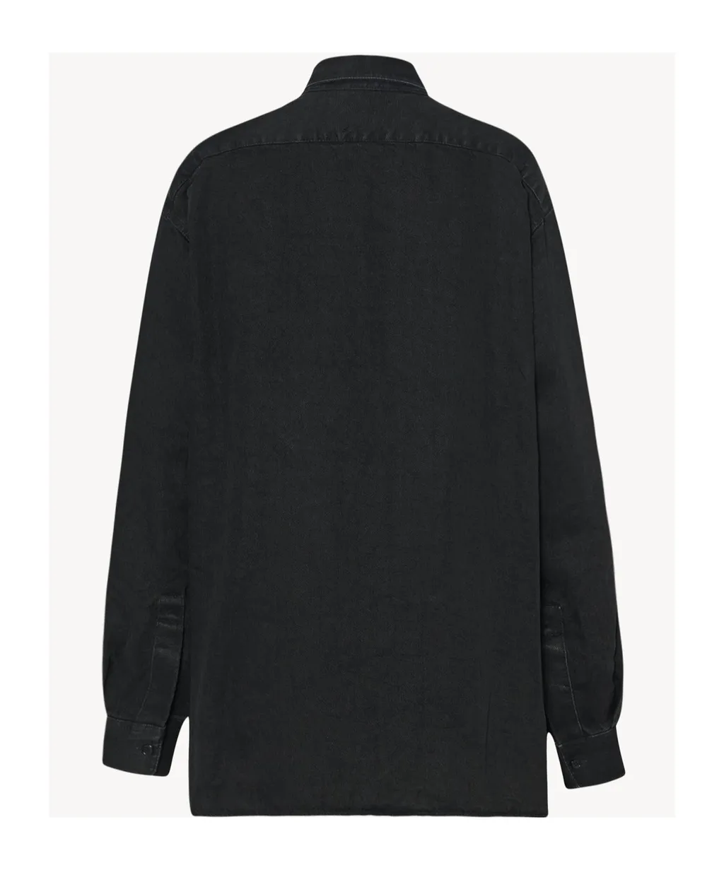 Nesson Button-Up Denim Shirt